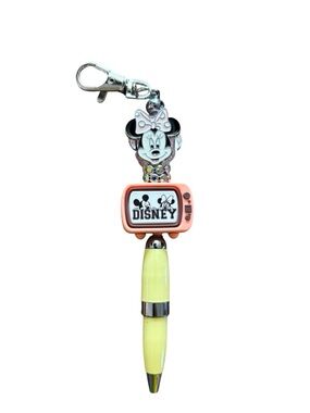 AB INKS HANDMADE EXPRESSIONS Handmade Disney Minnie Mouse Keychain Pen